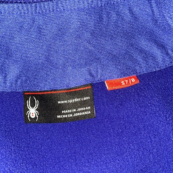 Spyder core full zip jacket S 7/8 kids - Picture 7 of 9